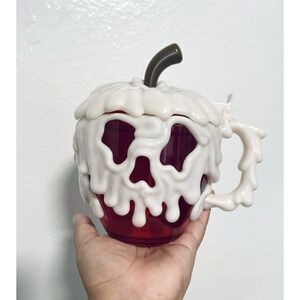 Disney Parks Snow White Red Poison Apple Mug / Stein Glow In The Dark Halloween